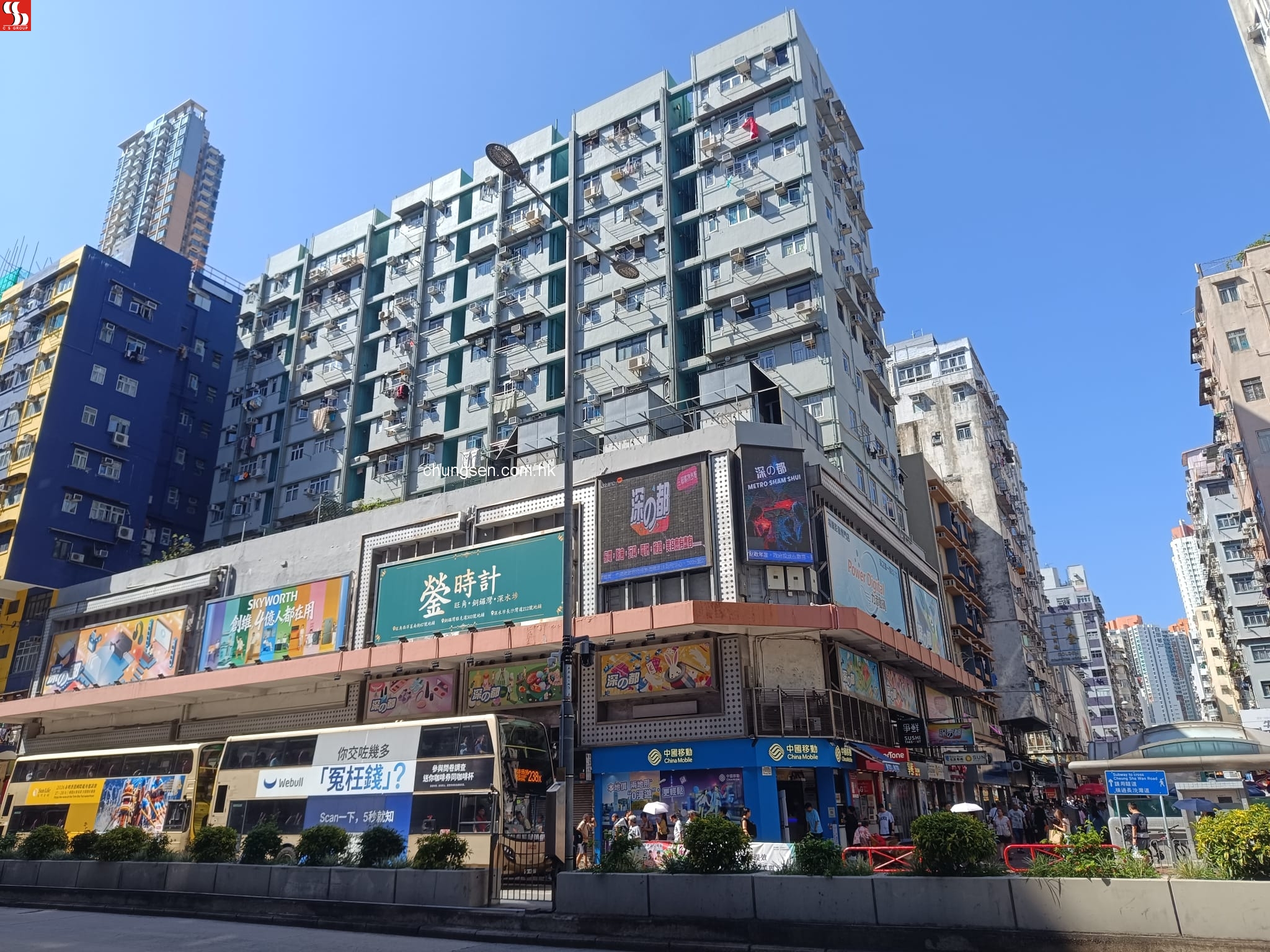 深水埗長沙灣226-242號金華大廈(深之都)1字樓152號及153號舖。 152號舖 租期 (1/7/2025至30/6/2027) 租金$2,700 全包