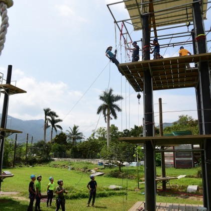 Team Aplus prepared a "Tree House Adventure Day"