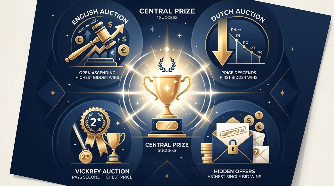 How Do Auctions Work? A Guide to the 4 Major Types & Winning Strategies
