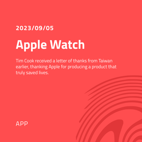 Apple Watch 拯救了一个人的生命